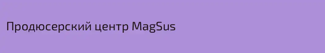 Продюсерский центр MagSus